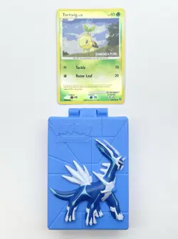 Vintage Pokemon Burger King Dialga Case & Card - Image 1
