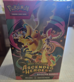 New Sealed Pokemon TCG: Mega Evolution-Ascended Heroes Booster Bundle (6 Packs) - Image 2