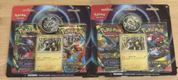 X2 Pokemon Phantasmic Flames & Mega Evolution Raikou 2 Pack Blister LOT OF TWO - Image 1