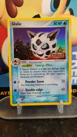 GLALIE Power Keepers EX Series POKEMON Holo Stamped 2007 Trading Card 30/108 - Image 1