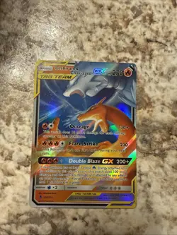 2019 POKEMON SUN & MOON UNBROKEN BONDS 20 RESHIRAM & CHARIZARD GX - Image 1