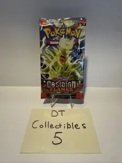 Pokemon TCG Obsidian Flames Booster Pack Tyranitar Art Factory Sealed - Image 2