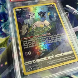 POKEMON 2023 SWSH Crown Zenith Full Art MEW #GG10 PSA 9 Mint - Image 3
