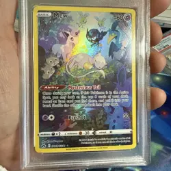 POKEMON 2023 SWSH Crown Zenith Full Art MEW #GG10 PSA 9 Mint - Image 5