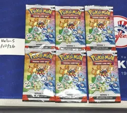 6 Sealed Pokemon First Partner Packs Lot 30th Anniversary - Image 1