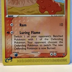 Pokemon TCG Slugma EX Dragon Set 72/97 NM - Image 3