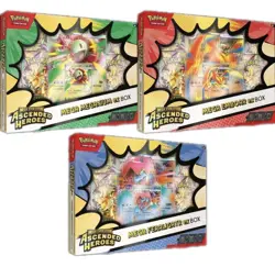 3x Pokemon TCG - Ascended Heroes - Mega ex Box (1 of each type ) - Brand New - Image 1