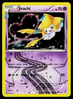 Jirachi - Holo RC13/RC32 Uncommon Pokemon Generations: Radiant Collection NM - Image 1