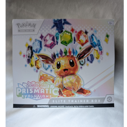 Pokemon TCG Prismatic Evolutions ETB: Factory Sealed - Very Small Tear - Image 1