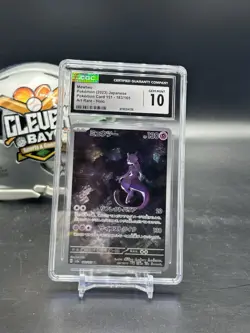 Mewtwo 183 Art Rare Holo Pokemon 151 Japanese CGC 10 Gem Mint (CB) - Image 1