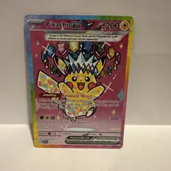 Pokemon Pikachu ex 277/217 SIR Special Illustration Rare Ascended Heroes - Image 1