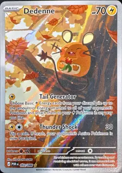 Dedenne 093/088 Holo Illustration Rare Perfect Order Pokemon Near Mint - Image 1