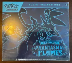 Pokemon Mega Evolution Phantasmal Flames Elite Trainer Box - WRAP TORN SEE PICS - Image 1