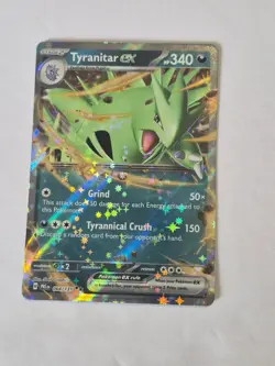Tyranitar ex 064/131 Holo Double Rare SV: Prismatic Evolutions Pokemon Holo NM - Image 1