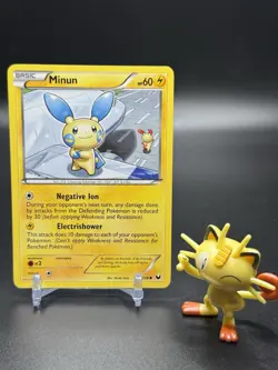 Minun 40/108 Pokemon Dark Explorers Regular - LP - Image 1