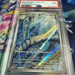 Pokemon Dragonair Illustration Rare Holo Sv: Scarlet & Violet #181/165 PSA 9 - Image 4
