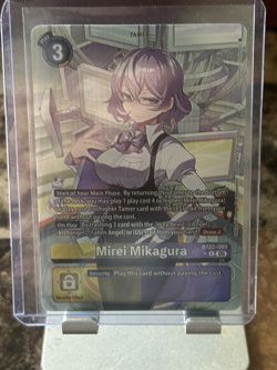 Mirei Mikagura BT22-089 Rare Full ART Digimon Card Cyber Eden Set - Image 1