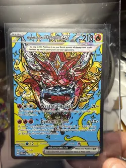 Pokemon TCG Hearthflame Mask Ogerpon EX 148/131 SINGLE UNGRADED - Image 1