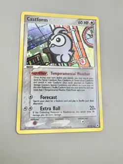 Pokemon TCG Castform 30/101 ex Hidden Legends Holo LP - Image 2