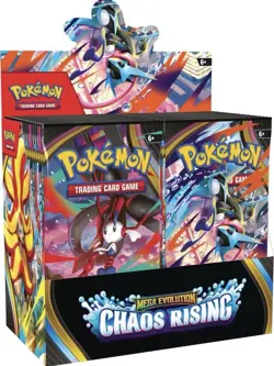 Pokemon Mega Evolution Chaos Rising Booster Box Preorder Ships 5/22 - Image 1