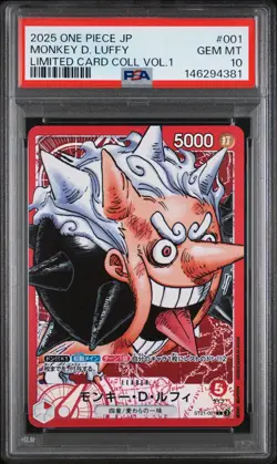 ONE PIECE CARD GAME BASE SHOP Limited Card Collection vol.1 PSA 10 SEQUENTIAL - Image 4