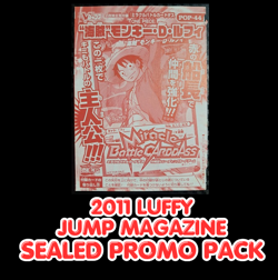 2011 Monkey D. Luffy Miracle Battle Carddass ONE PIECE JUMP MAG PROMO VINTAGE 44 - Image 1