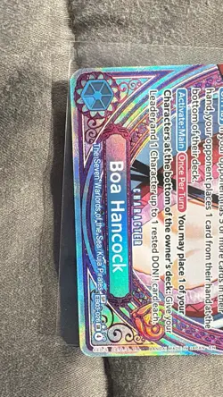 ONE PIECE BANDAI BOA HANCOCK FULL ART SPECIAL HOLO EB03-026 8000 POWER 6 - Image 4