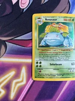Venusaur 15/102 - Pokemon TCG Base Set Unlimited Holo Rare Card WOTC HP - Image 2