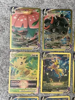 Set of 41 Blastoise, Venusaur, Leafeon & More Gold Foil Fan Art Display Card NM! - Image 2