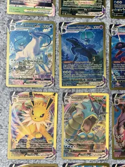 Set of 41 Blastoise, Venusaur, Leafeon & More Gold Foil Fan Art Display Card NM! - Image 5