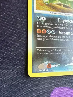 Pokemon TCG Tyranitar Mysterious Treasures Reverse Holo Rare Card 17/123 LP/NM - Image 5