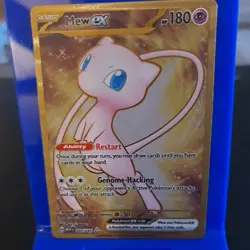 Pokemon Mew EX TCG 205/165 Gold Metal Scarlet Violet Promo Card - Image 5