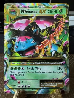 M Venusaur EX Full Art Ultra Rare Holo XY 2/108 Mega 230 HP Pokemon Card - Image 1