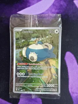 Snorlax SVP EN 051 Black Star Promo Scarlet & Violet Pokemon 151 Card - SEALED - Image 1