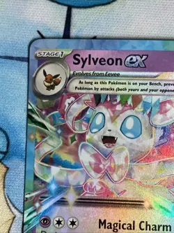 Sylveon ex 041/131 Pokemon Prismatic Evolutions Holo Pokemon Card - Image 3