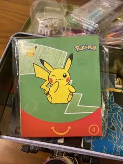 Miscellaneous Pokemon Accessories Lot, Empty Pack, Sleeves, Coins, Cards - Image 5