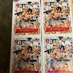 One Piece mini card 5 Ace Shunks card 5 sets + 1 Shunks - Image 1