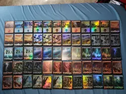 600 Card Foil Basic Land Lot Magic: The Gathering Lord Of The Rings Dominaria - Image 2