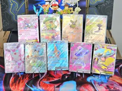 🔥 Pokemon TCG 18 Card Full Art Lot Me02: Phantasmal Flames 3 SIR 5 IR 9 UR 1 EX - Image 1