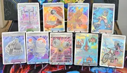 🔥 Pokemon TCG 18 Card Full Art Lot Me02: Phantasmal Flames 3 SIR 5 IR 9 UR 1 EX - Image 2