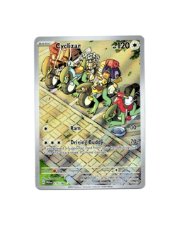 Pokemon Paradox Rift CYCLIZAR 215/182 Illustration Rare Card MINT-NM - Image 1
