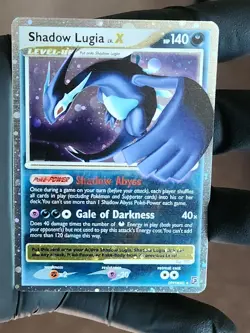 Custom Fan Made Pokemon Shadow Lugia Full Art High Quality Card Holographic - Image 1