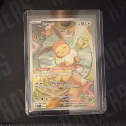 Pokemon Eevee Full Art Holo Promo Scarlet & Violet SVP 173 Basic Card - Image 1