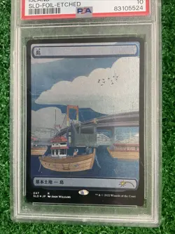 MAGIC: THE GATHERING - ISLAND #47 FOIL PSA 10 GEM SECRET LAIR DROP-2022 MTG JP - Image 3