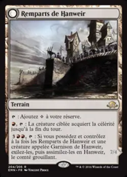 Magic The Gathering MTG HANWEIR BATTLEMENTS FRENCH Eldritch Moon NM Near Mint - Image 1