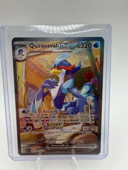 Quaquaval ex 260/193 Sv02: Paldea Evolved Special Illustration Rare Pokemon TCG - Image 1