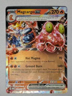 Magcargo ex 029/167 Double Rare Twilight Masquerade Pokemon Near Mint - Image 1
