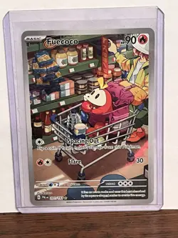 2023 Pokemon SV Paldea Evolved Fuecoco Illustration Rare #201/193 - Image 1