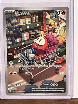 2023 Pokemon SV Paldea Evolved Fuecoco Illustration Rare #201/193 - Image 2