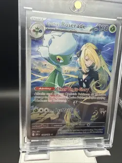 Pokemon DRI Destined Rivals Cynthia’s Roserade 184/182 Illustration Rare 2025 - Image 2